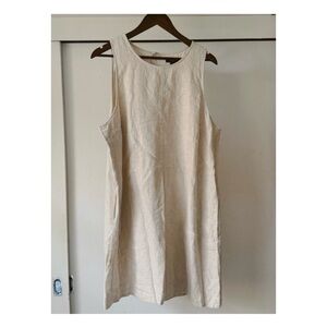 J. Crew Natural Linen Dress